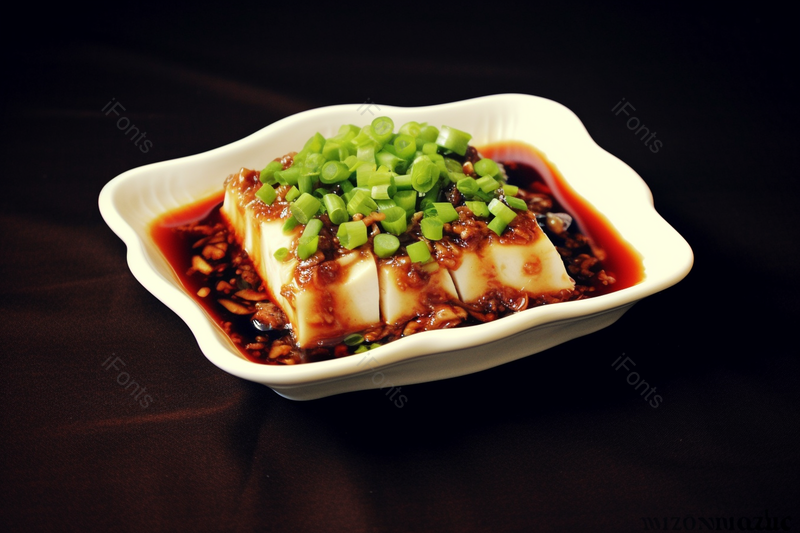 中国茶麻辣凉拌豆腐美味食材静物摄影图,高清,摄影图,摄影图片,图片大全,摄影图免费下载